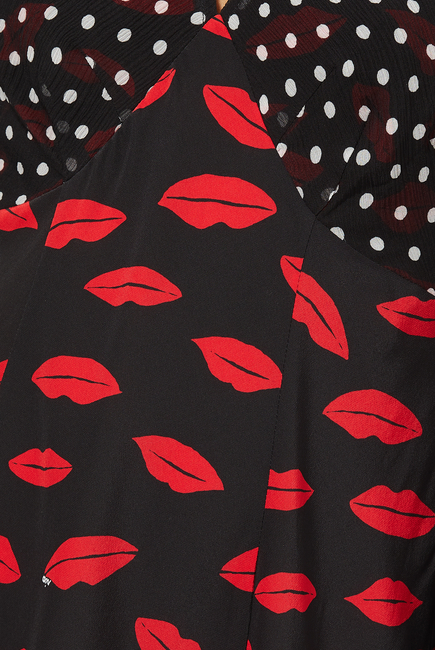 Kiss Print Dress